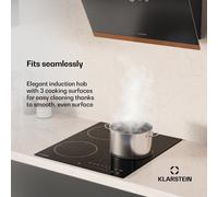 Placa de inducción Delicatessa | 45 cm | 6600 W | 3 placas | control deslizante | boost Klarstein
