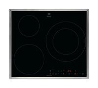 Placa de inducción Electrolux LIT6346M - 3 zonas, 60 cm, marco inox