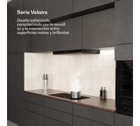 Klarstein Velaire Placa Inducción 80cm - 3 Zonas, 5500W Boost, Control Táctil Deslizante, Temporizador, Bloqueo Infantil, Indicador Calor Residual, Cocina Inducción