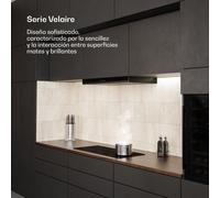 Placa de inducción estrecha Velaire | elegante, minimalista, potente | 4 zonas de cocción | 7000 W | 90 cm