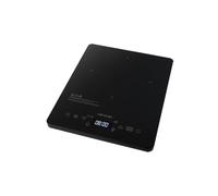 Cecotec Placa de Inducción Portátil Full Crystal Onyx. 2000 W, Cristal Esmaltado, Control Táctil, Potencia y Temperatura Regulable, 4 Programas Preconfigurados, Temporizador, Diámetro 28 cm