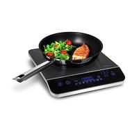 Placa de inducción MEDION / 2000 W/rango de temperatura 60-240°C / 8 programas automáticos / 10 niveles de potencia/pantalla LED/MD 17595 / negro