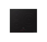 Placa de inducción midea mih720t239k0 3 zonas 59cm negro