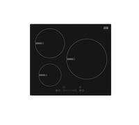 Placa de inducción New Pol NW3IND.K2 3 zonas Touch Control Booster 7200W Negra