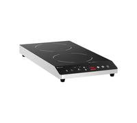 Placa de inducción - portátil - dos fuegos - de 60 a 240 °C - temporizador | Royal Catering