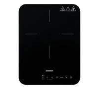 SEVERIN - Placa de inducción, vitrocerámica, 10 niveles de potencia, pantalla táctil con función de temporizador, pitido y apagado automático, 2000 W, color negro y cristal KP 1032