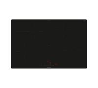 Siemens Placa de inducción inteligente EH801HFB1E iQ300, 80 cm, color negro, touchslider, extractor automático, la combinación perfecta de cocina y campana extractora