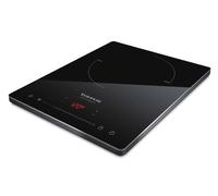 Taurus Darkfire - Placa de inducción digital portátil | 8 niveles de potencia | Temperatura ajustable | Función temporizador | Diseño ultraslim | 2100W | 290x365x45 mm.