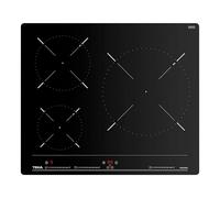 TEKA Placa Inducción 60 cm, 3 Fuegos, Touch Control, Stop & Go, Indicador de Calor Residual, Función Power Plus, Modelo IBC 63010 MSS
