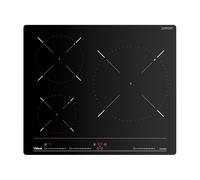 TEKA Placa Inducción 60 cm, 3 Fuegos, Touch Control, Stop & Go, Indicador de Calor Residual, Función Power Plus, Modelo IBC 63010 MSS
