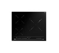 TEKA Placa Inducción 60 cm, 3 Zonas de Cocción, Touch Control Multislider, Función Power Plus y Stop & Go, Modo Silencio, Seguridad Auto Lock, Modelo IZC 63015 MSS