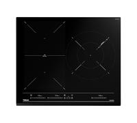 Placa de inducción teka izf 65320 con 4 zonas de cocción zona grande de 28cm y zona flex 7200 w negro 60cm