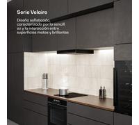 Klarstein Velaire Placa Inducción 45cm - 3 Zonas, 5500W, Control Táctil Deslizante, Temporizador, Bloqueo Infantil, Indicador Calor Residual, Cocina Inducción