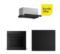 Placa de inducción Velaire, horno empotrado, campana telescópica