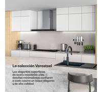 Placa de inducción Verosteel | Elegante, minimalista, potente | 5 zonas de cocción | 12200 W | 90 cm Klarstein