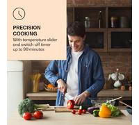 Placa de inducción Victoria Domino Instalación 3500W Zona flexible Temporizador