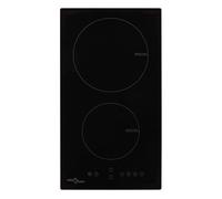 VidaXL Placa de Inducción 2 Zonas 30cm Negra