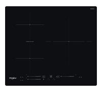 Placa de inducción whirlpool wb s5560 ne con 3 zonas de cocción zona grande de 30cm y zona flex 7200 w negro 60cm
