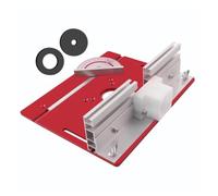 Placa de inserción de enrutador de madera,Inserto de placa de enrutador | Con guía de calibre de ingletes Mesa de grabado y recorte multifuncional para