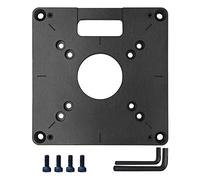 Placa de inserción de mesa de aluminio para bancos de carpintería, placa de enrutador, herramientas de madera, fresadora, máquina de corte, placa de inserción de mesa de enrutador de aluminio