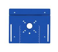 Placa de inserción de mesa de aluminio para cortadora de madera, placa de inversión eléctrica de madera para banco de calibre de inglete
