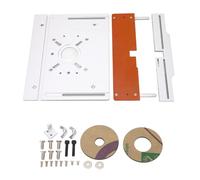 Placa de Inserción para Mesa de Fresado de Aleación de Aluminio, Tablero Abatible para Fresado de, de Elevación para Carpintería, Placa de Montaje para Carpintería