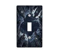 Placa de interruptor de palanca de torre de reloj gótico Raven | Torres de reloj victorianas, arquitectura gótica, decoración gótica académica, diseño de horizonte de humor