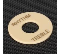 Placa De Interruptor Para Guitarra Les Paul Ritmo Agudos Crema Switch Plate