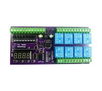 Placa De Interruptor Temporizador De Retardo Multifunción De 8 Canales CC, 12 V Y 24 V, Módulo De Expansión De E/S PLC RS485(DC 12V Only Board)