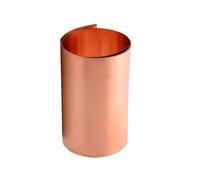 Placa de lámina de Metal Cu, 99.9% puro, espesor de hoja de cobre de 0,02-0,6mm de longitud, 100-5000mm, 1 Uds.(0.08x200x1000mm)