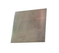 Placa de lámina de zinc puro - Lámina de metal de 10 cm x 10 cm for experimentos científicos y aplicaciones industriales 1 pieza(0.8mm)