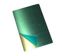 Placa de latón for experimentos de galvanoplastia de celdas Hull - 100 piezas de placa de latón con recubrimiento de una sola cara for análisis de cromado(0.2mm*100mm*65mm)