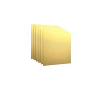 Placa de latón H62, procesamiento láser piel, corte cero, experimento investigación científica artesanal, 1 ud para Manualidades y Joyería DIY(4x100x150mm)