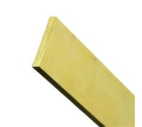 Placa de latón macizo H59, barra de metal plana, tira cuadrada, varilla rectangular, fácil de cortar for decoración del hogar, 1 pieza(150 * 5 * 15MM)