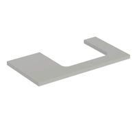 Placa de lavabo Geberit ONE, recortable a la derecha, 90x3x47 cm, 505.323.00., Color: gris lacado mate - 505.323.00.7