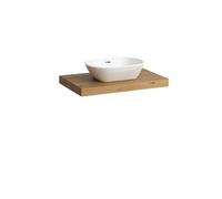Placa de lavabo LAUFEN LANI, un recorte en el centro, 785x495x65mm, H4046511122671, Color: Roble silvestre