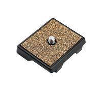 Placa de liberación rápida compatible con trípode Weifeng WF-6662A, aleación de aluminio, tornillo de 1/4 de pulgada