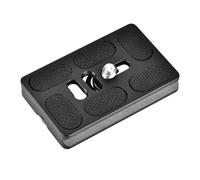 Placa de liberación rápida con montura de tornillo de 1/4" para cámara réflex, compatible con rótula de trípode y monopié Arca Benro (PU60).