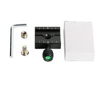 Placa de liberación rápida de 50 mm compatible con DSLR Arca para trípode de cámara para monopié de cabeza, viene con llave inglesa