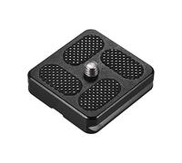 Placa de liberación rápida de aleación de aluminio de 40 x 38 mm D-40T con tornillo de 1/4 pulgadas para Arca Swiss Benro Monopod trípode cabeza accesorio de cámara