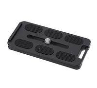 Placa de Liberación Rápida de Cámara Universal, Adaptador de Placa de Zapata Rápida con Rótula de Bola de Trípode SLR con Deflector/Almohadilla de Goma/Clip de Seguro para Montaje de Cámara