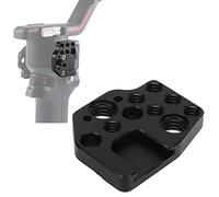 Placa de Liberación Rápida de Metal para dji Ronin S, SC, RS2, RS3, RSC2, con Orificio de 1/4 pulg. 3/8 pulg., Zapata Fría, para Orificio de Posicionamiento Arri