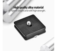 Placa de Liberación Rápida Montaje de Tornillo de 1/4 Pulgadas Arca Benro monopié Rótula de Bola de Trípode Cámara SLR Ligera de Alta Resistencia (PU40)