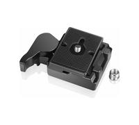 Placa de liberación rápida para Manfrotto200pl-14Rc2, diseño con almohadilla antideslizante que evita el movimiento de la cámara y proporciona