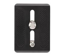 Placa de Liberación Rápida para Trípode, Adaptador de Placa de Cabeza de Trípode para Cámara SLR, Repuesto de Piezas de Rosca de 1/4 Pulgadas y 3/8 Pulgadas para Sachtler FSB 6T