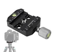 Placa de liberación rápida para trípode de cámara, estabilizador de abrazadera de cabeza de base de trípode, placa de liberación rápida para exteriores, interiores, viajes, configuración altamente