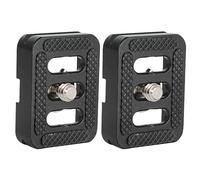 Placa de LiberacióN RáPida para TríPode Sirui con RóTulas EsféRicas C-10, C-10X, E-10, E-20 y para Kits de TríPode de la Serie -35R / T005 2PCS