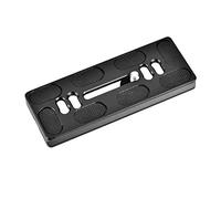 Placa de liberación rápida Placa de Montaje de cámara de aleación mecanizada CNC Compatible con Arca Swiss para cámaras SLR Monopiés Trípodes Negro 4x4x1cm a 10x4x1cm (PU100)