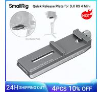 Placa de liberación rápida SmallRig para DJI RS 4 Mini, Compatible con jaulas de cámara con placa de montaje Arca-Swiss y placas en L ajustables -5336 5336