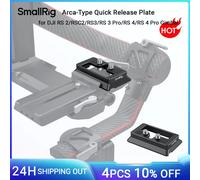 Placa de liberación rápida tipo Arca SmallRig para DJI RS 4 / RS 2 / RSC 2 / RS 3 / RS 3 Pro / RS 4 / RS 4 Pro Gimbal -3154 3154